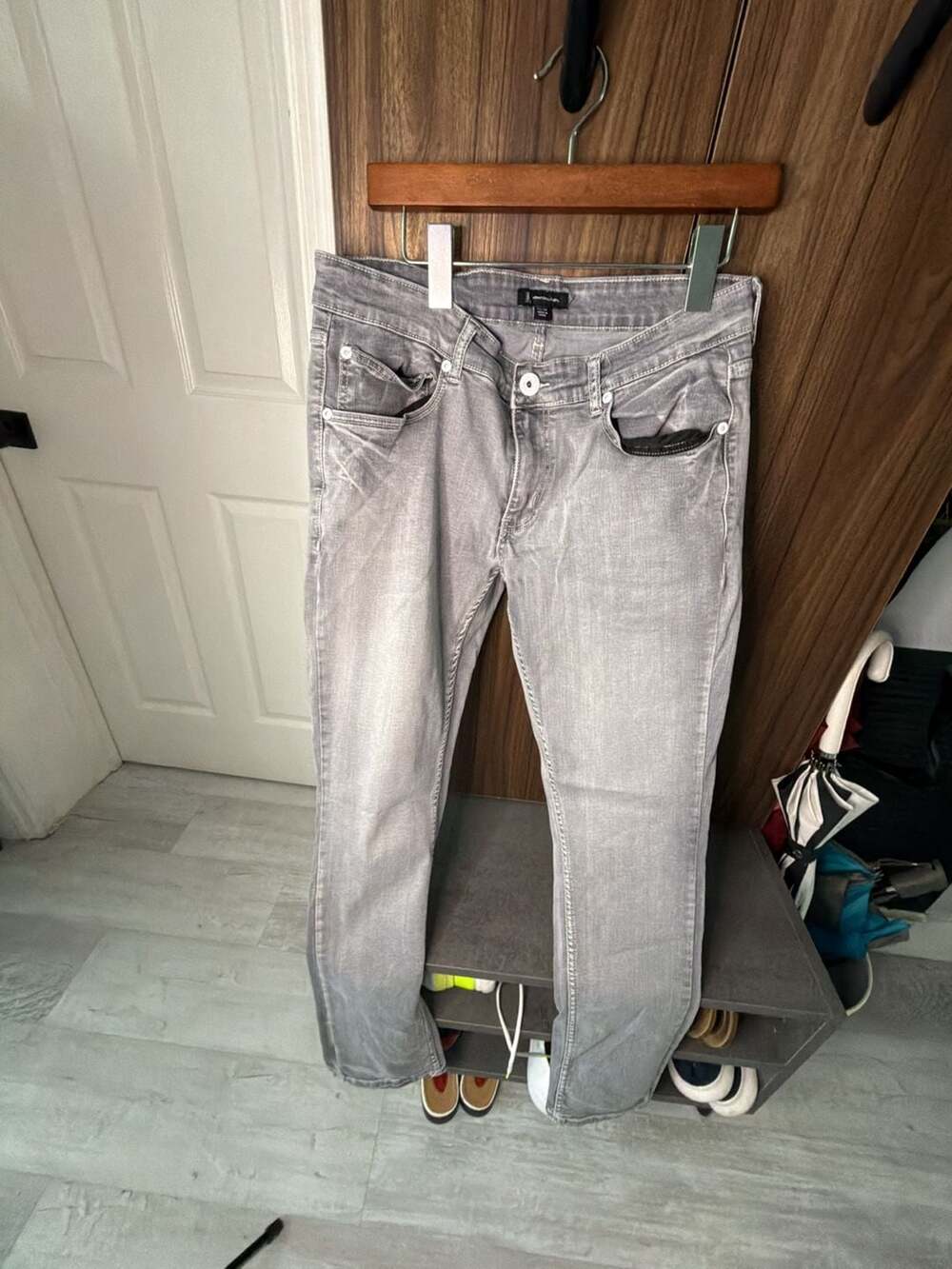 INC International Concepts Men's Skinny Grey Denim Jeans 33x32